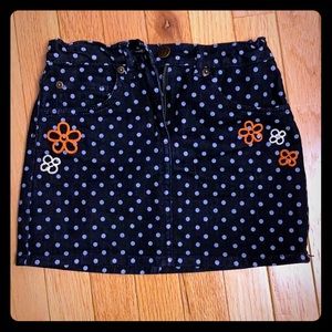 Crewcuts dark denim skirt